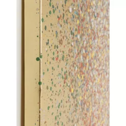 Bild Touched Flower Boat Gold Rot 80X100Cm Bilder
