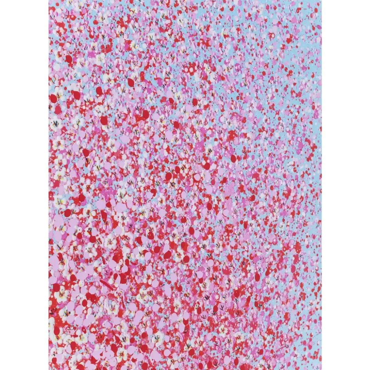 Outlet Bild Touched Flower Boat Blau Pink 80X100Cm Bilder
