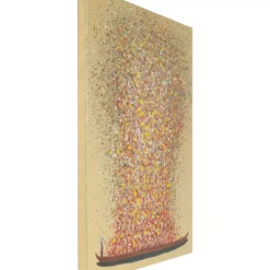 Clearance Bild Touched Flower Boat Gold Rot 120X160Cm Bilder