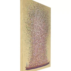 Discount Bild Touched Flower Boat Gold Pink 160X120Cm Bilder