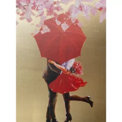 Bild Touched Flower Couple Gold Pink 160X120Cm Bilder