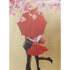 Online Bild Touched Flower Couple Gold Pink 100X80 Bilder