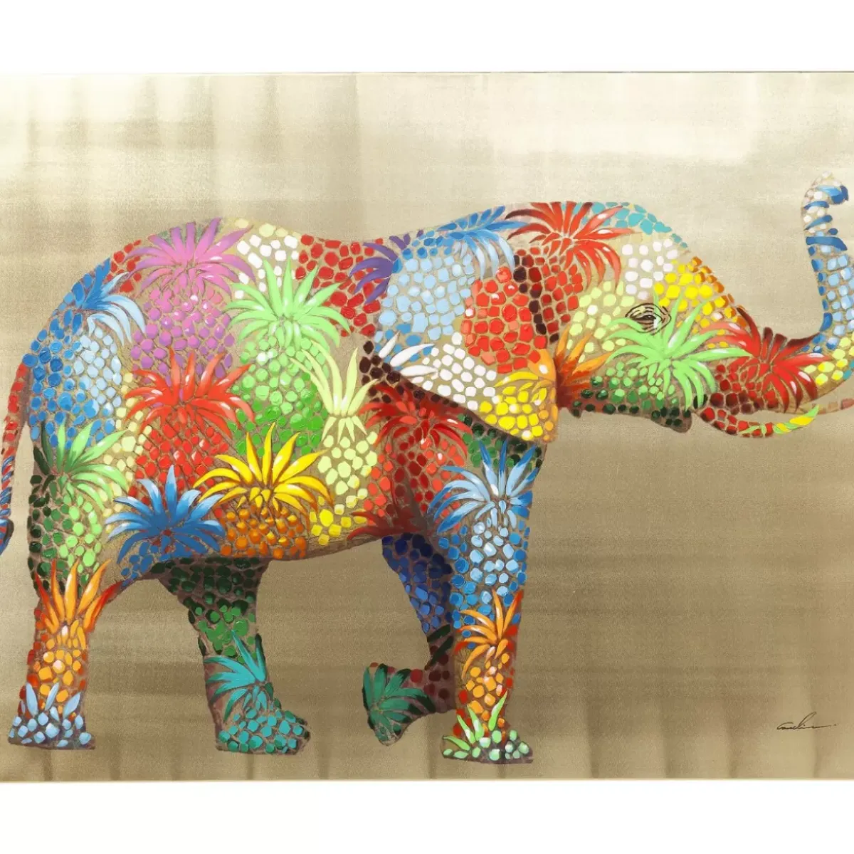 Online Bild Touched Flower Elefant 90X120Cm Bilder