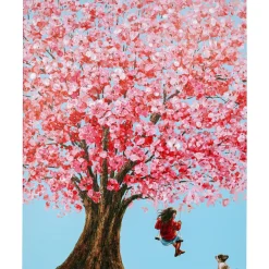 Clearance Bild Touched Flower Girl 160X120Cm Bilder