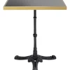 New Bistrotisch Kaffeehaus Rim Square Schwarz 60X60 Tische