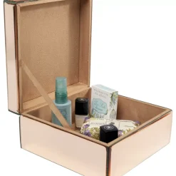New Box Elegant Bronze 21X10Cm Aufbewahrung & Ordnung
