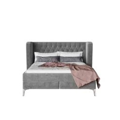 Hot Boxspringbett Benito Moon Grau 180X200Cm Betten