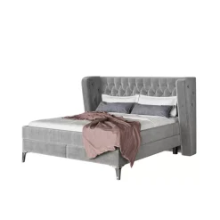 Hot Boxspringbett Benito Moon Grau 180X200Cm Betten