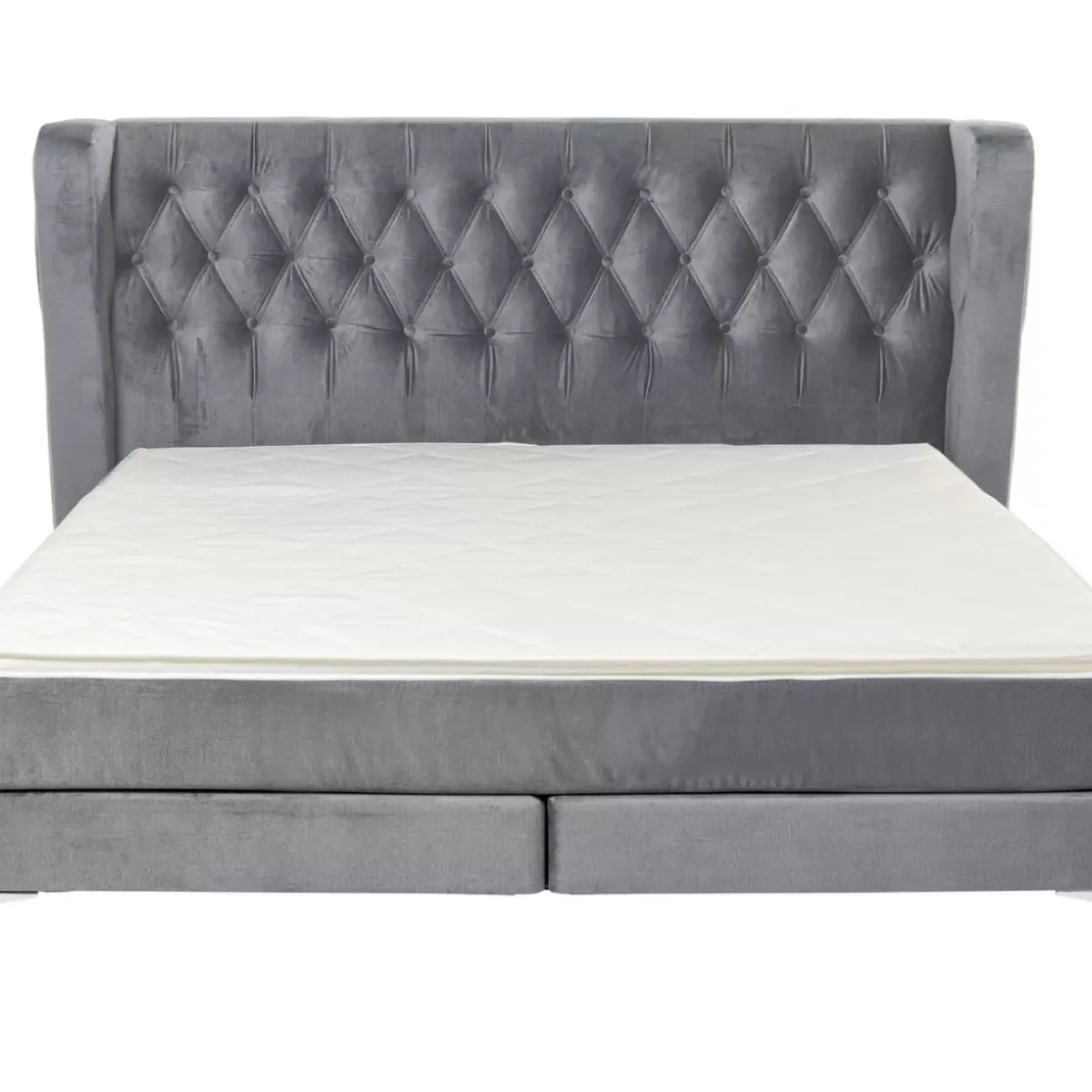 Online Boxspringbett Benito Moon Grau 160X200Cm Betten