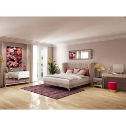 Online Boxspringbett Benito Moon Creme 160X200Cm Betten