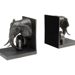 Sale Buchstutze Elephant Family (2/Set) Deko & Geschenkartikel