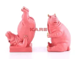 Hot Buchstutze Hippo Pink (2/Set) Deko & Geschenkartikel