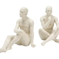Online Buchstutze Meditating Man (2/Set) Deko & Geschenkartikel
