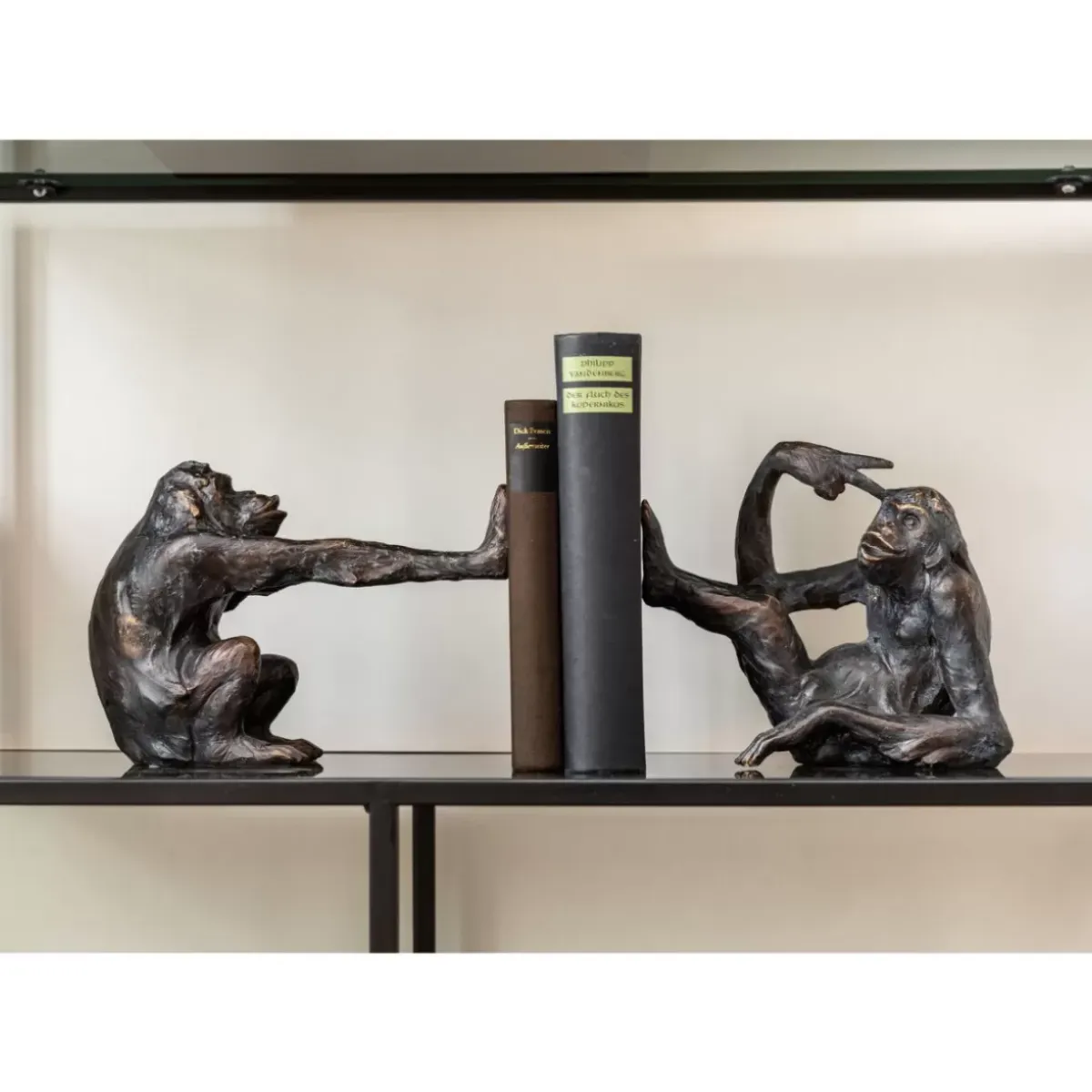 Best Buchstutze Monkey (2/Set) Deko & Geschenkartikel