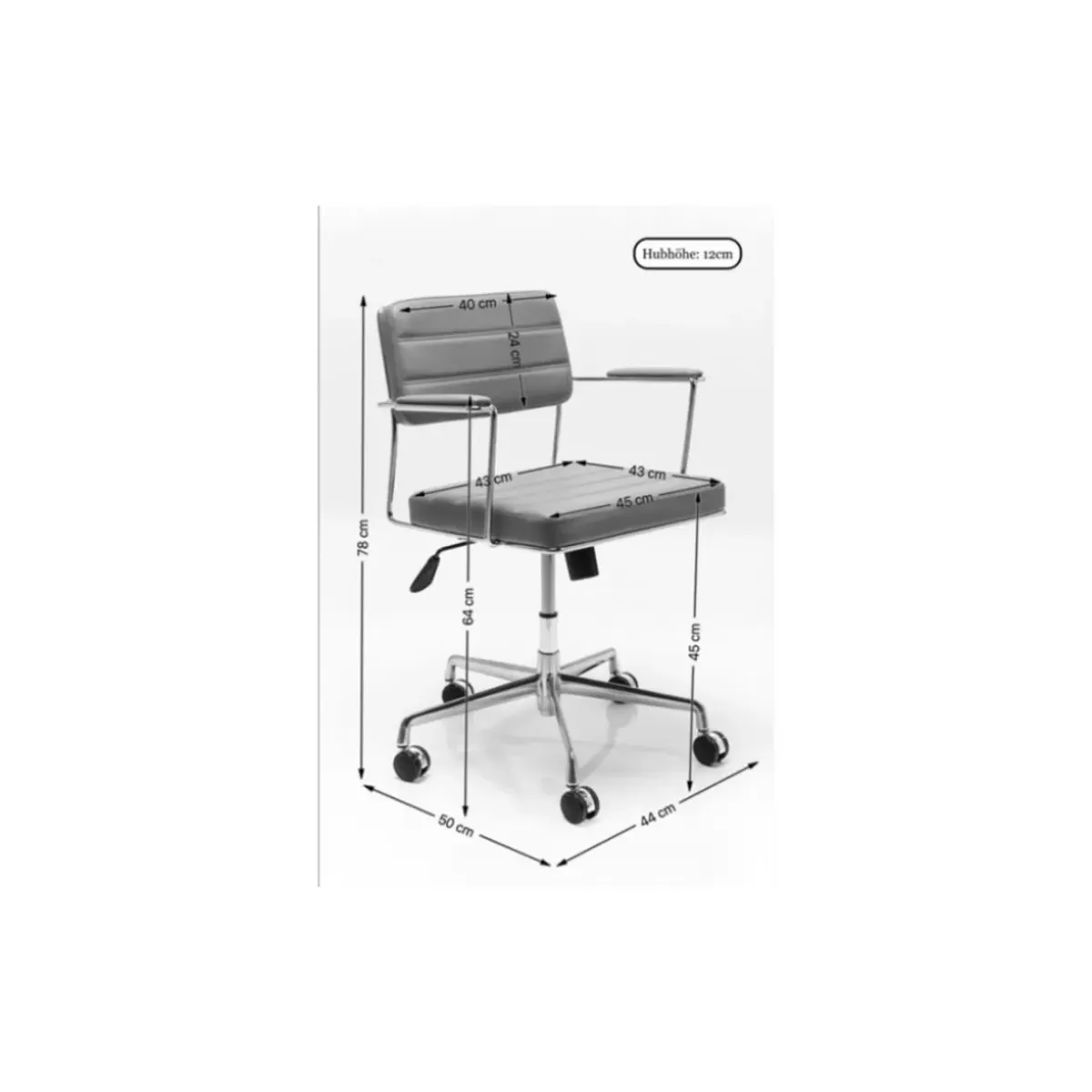 Sale Burodrehstuhl Dottore Black Stühle