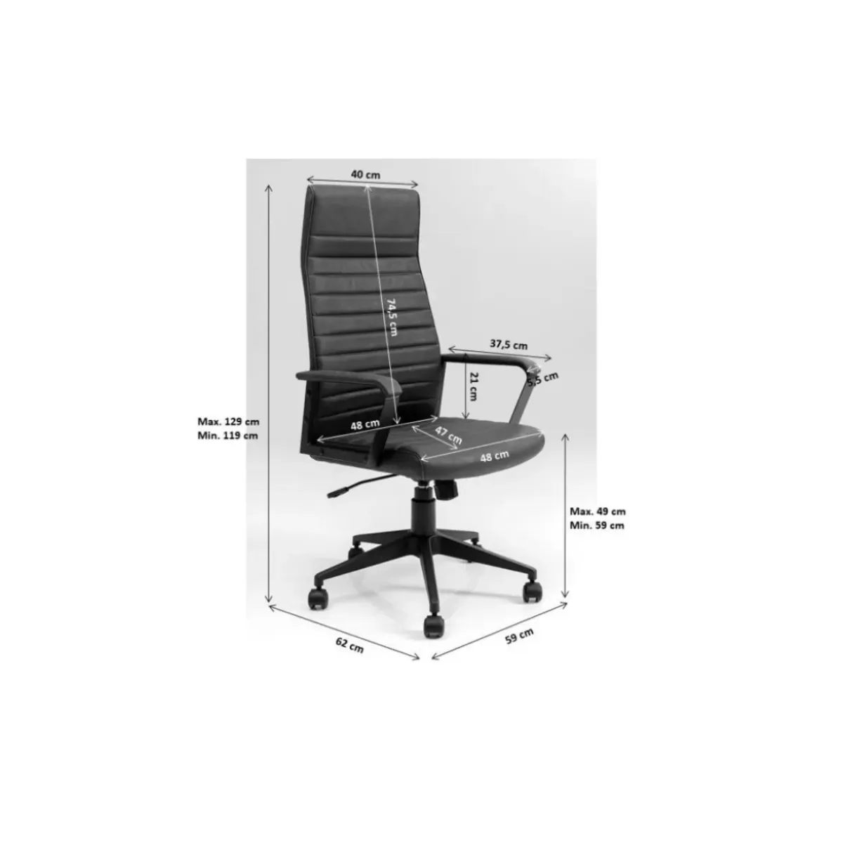 Clearance Burostuhl Labora High Weis Stühle