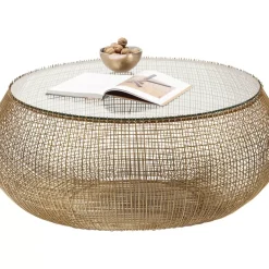 Discount Couchtisch Cesta Gold Tische