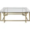 Outlet Couchtisch Clara Gold 120X120 Tische