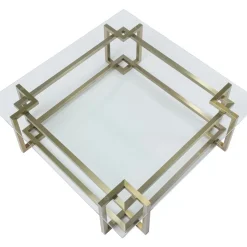Outlet Couchtisch Clara Gold 120X120 Tische