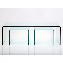 Outlet Couchtisch Clear Club (3/Set) Tische