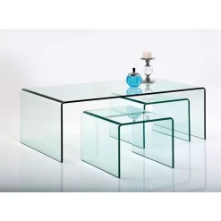 Outlet Couchtisch Clear Club (3/Set) Tische