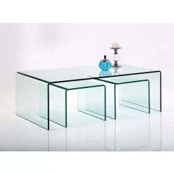 Outlet Couchtisch Clear Club (3/Set) Tische