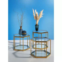 Couchtisch Comb Gold 45 Tische