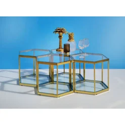 Couchtisch Comb Gold 45 Tische