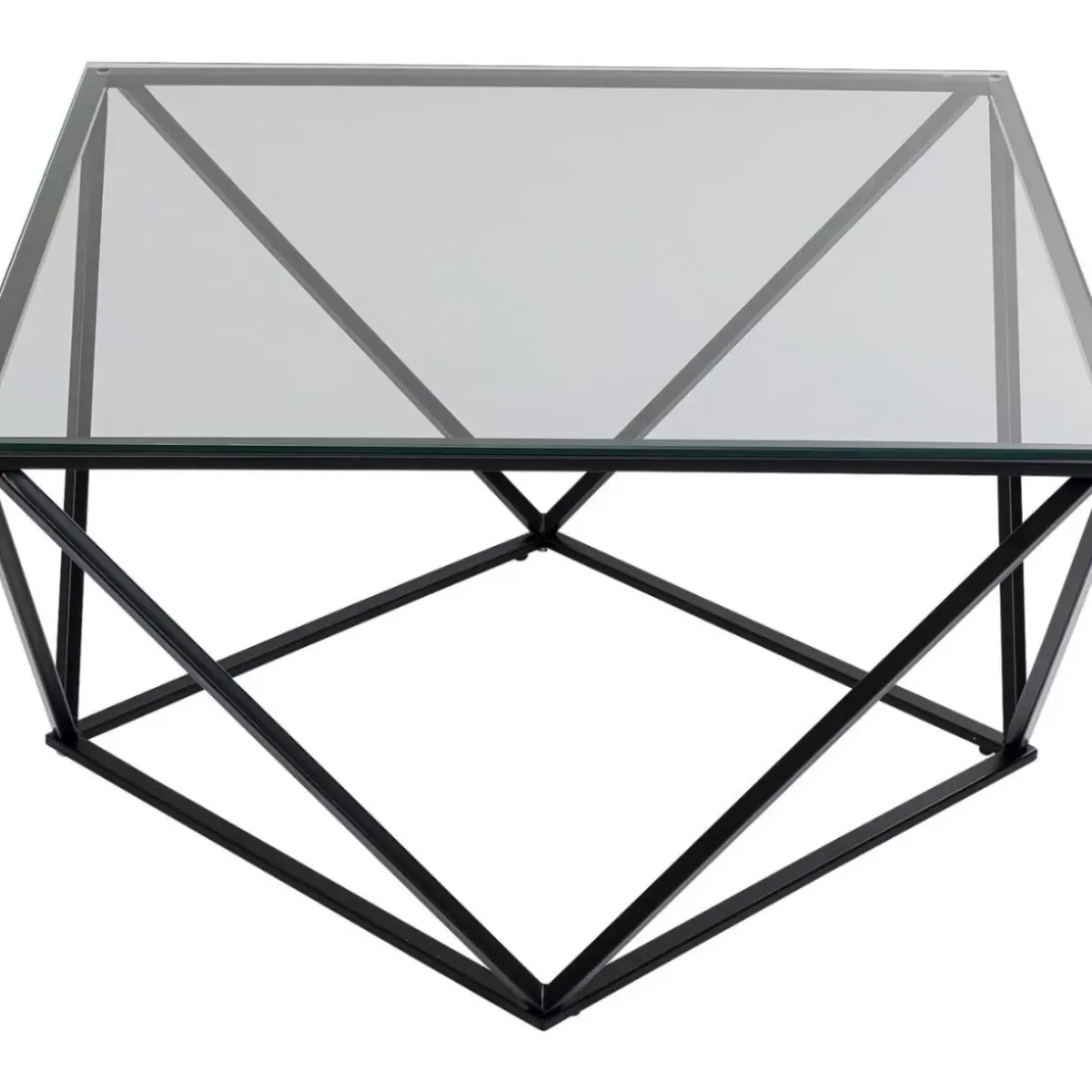 Discount Couchtisch Cristallo Schwarz 80X80Cm Tische