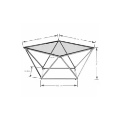 Best Couchtisch Cristallo 80X80 Tische