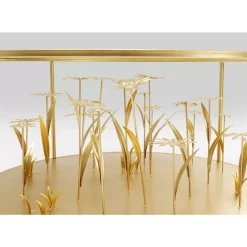 Discount Couchtisch Flower Meadow Gold O80 Tische