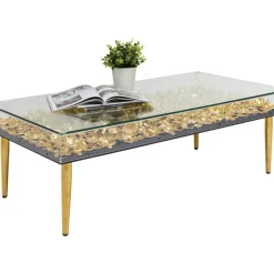Hot Couchtisch Gold Flowers 120X60 Tische