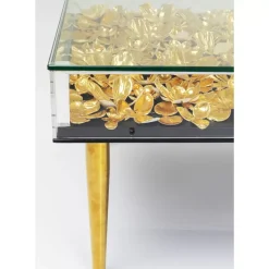 Hot Couchtisch Gold Flowers 120X60 Tische