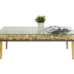 Hot Couchtisch Gold Flowers 120X60 Tische