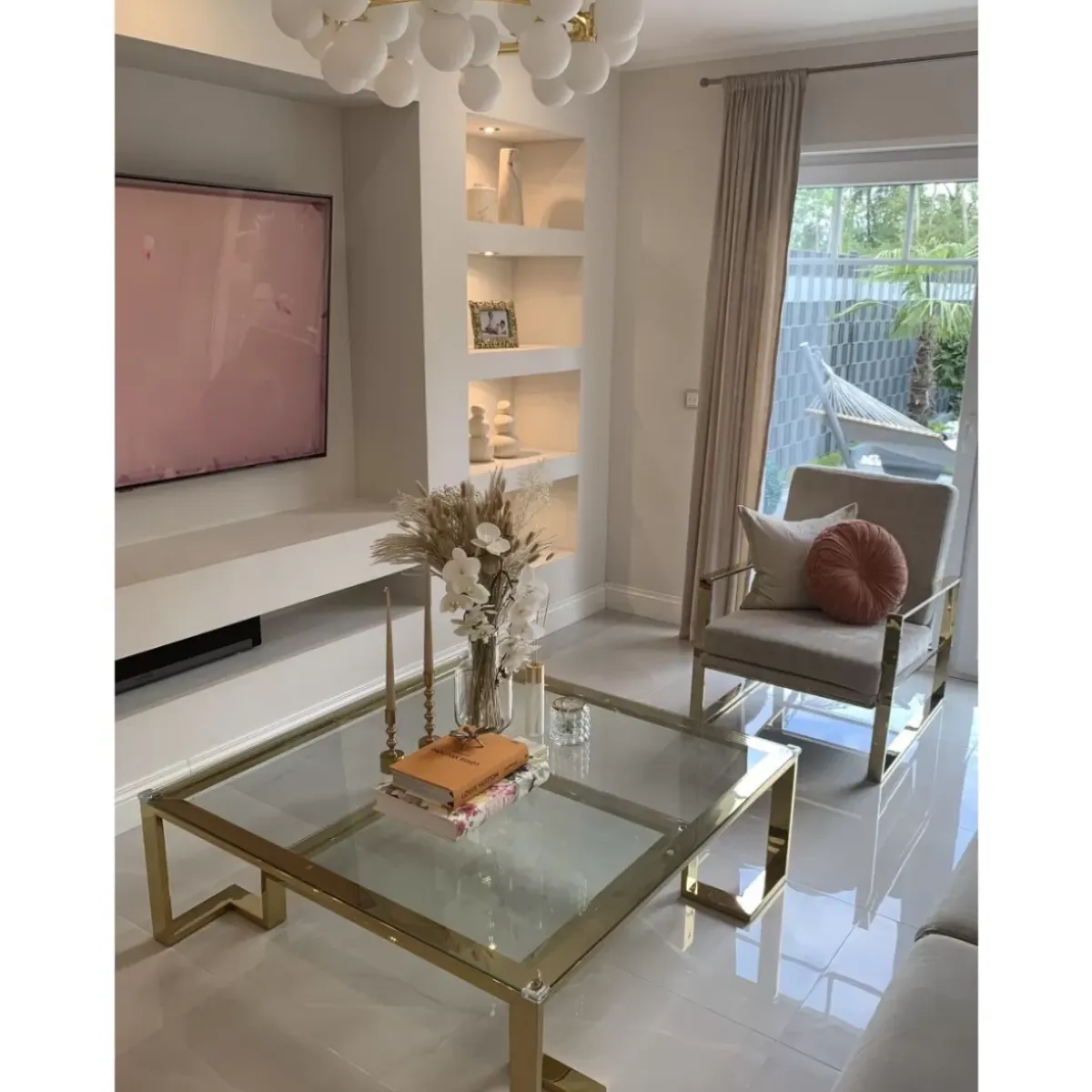 New Couchtisch Gold Rush 120X120Cm Tische