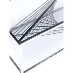 New Couchtisch Laser Silber Klarglas 120X60 Tische
