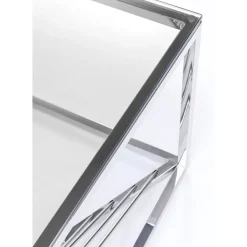 New Couchtisch Laser Silber Klarglas 120X60 Tische