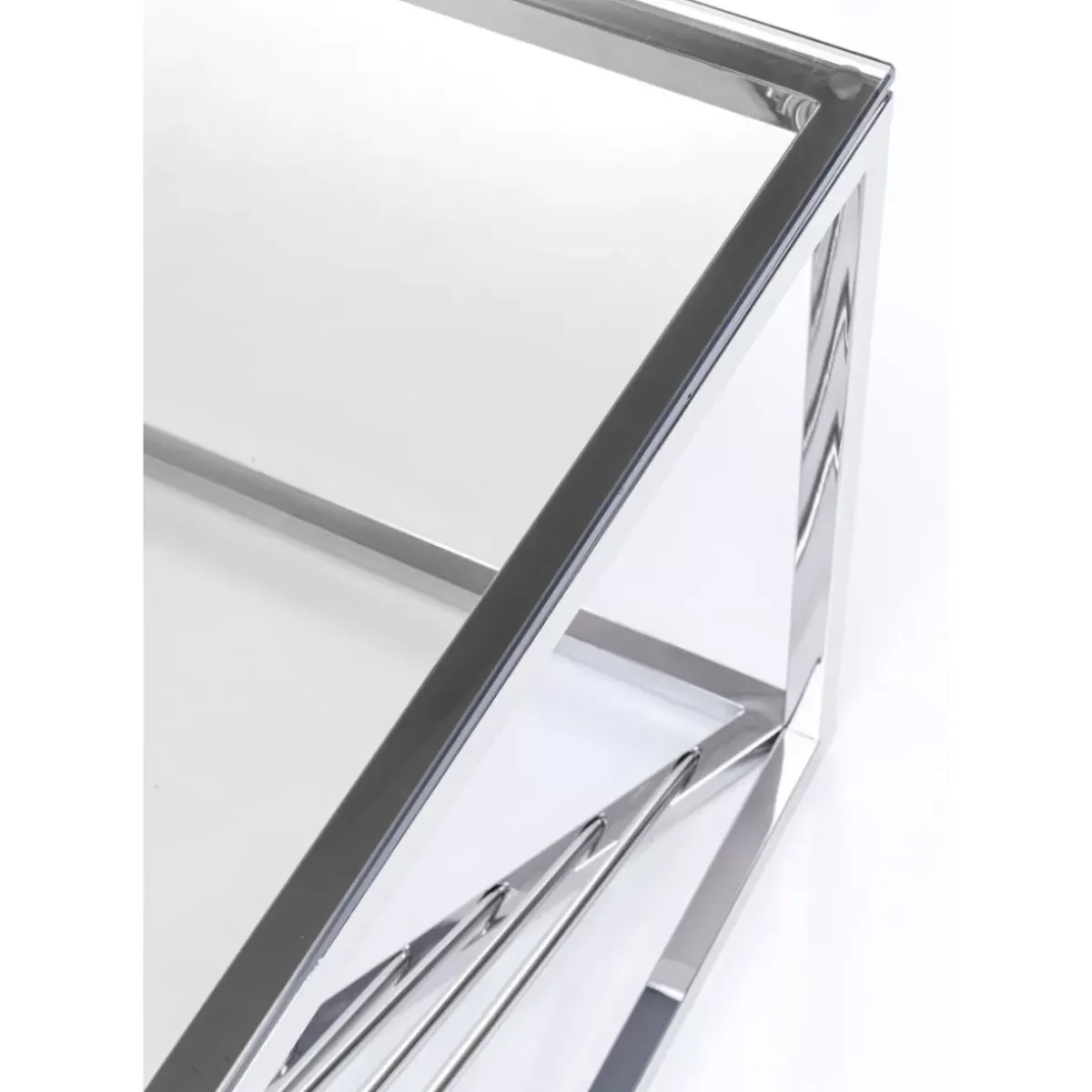 New Couchtisch Laser Silber Klarglas 120X60 Tische
