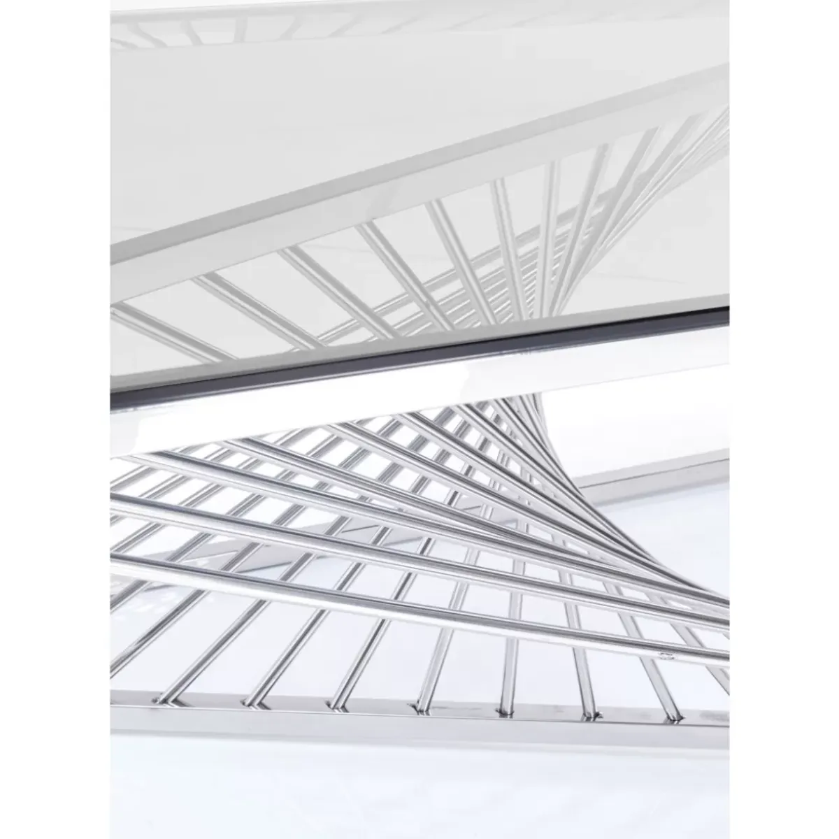 New Couchtisch Laser Silber Klarglas 120X60 Tische