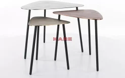 Discount Couchtisch Loft Triangle Vintage (3/Set) Tische