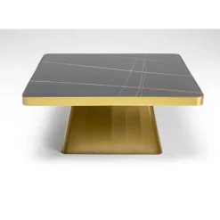 Sale Couchtisch Miler Gold 80X80Cm Tische
