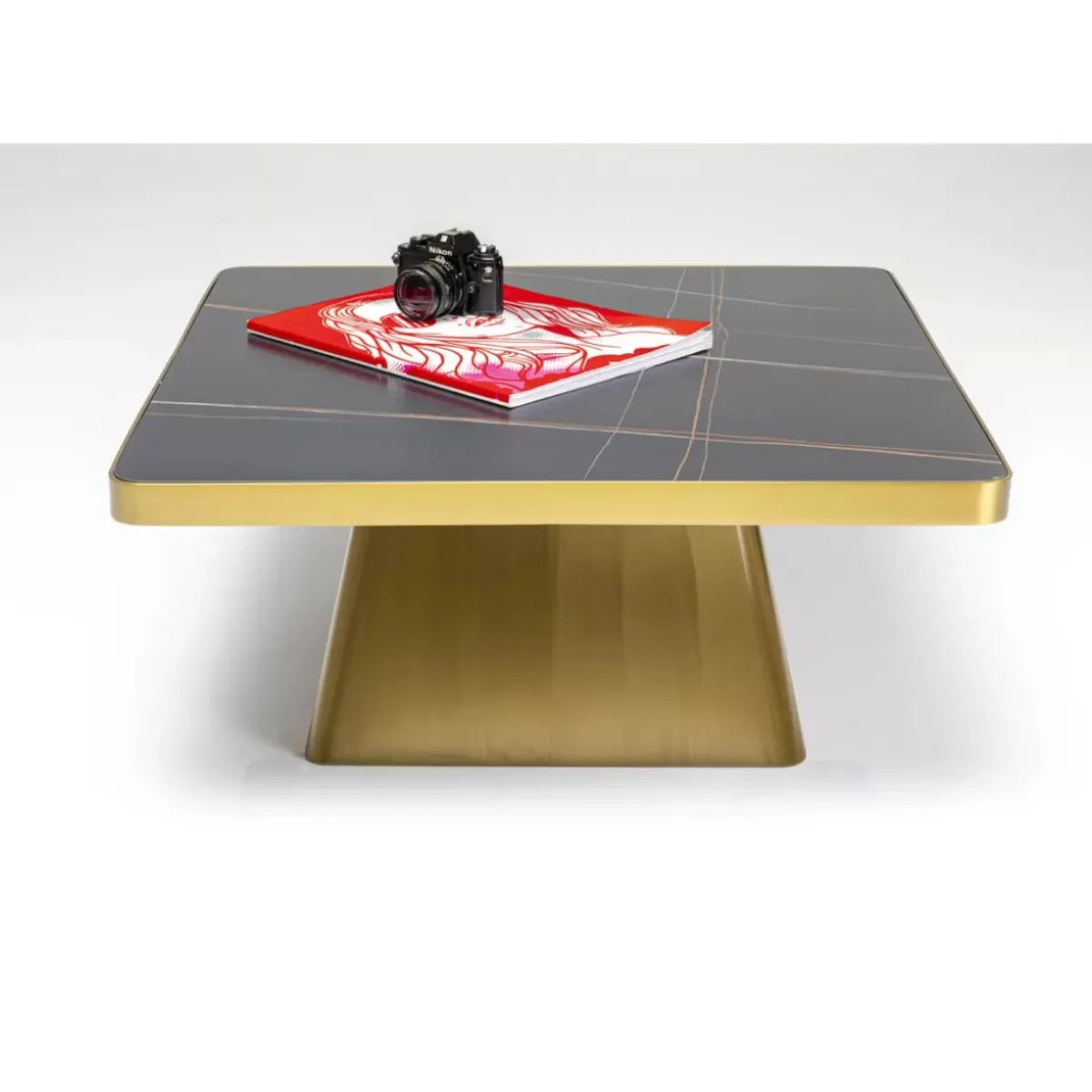 Sale Couchtisch Miler Gold 80X80Cm Tische