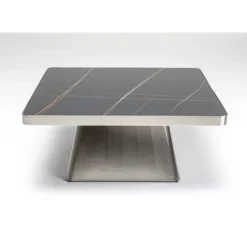 Discount Couchtisch Miler Silber 80X80Cm Tische