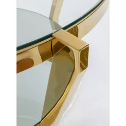 Clearance Couchtisch Monocolo Gold O90 Tische