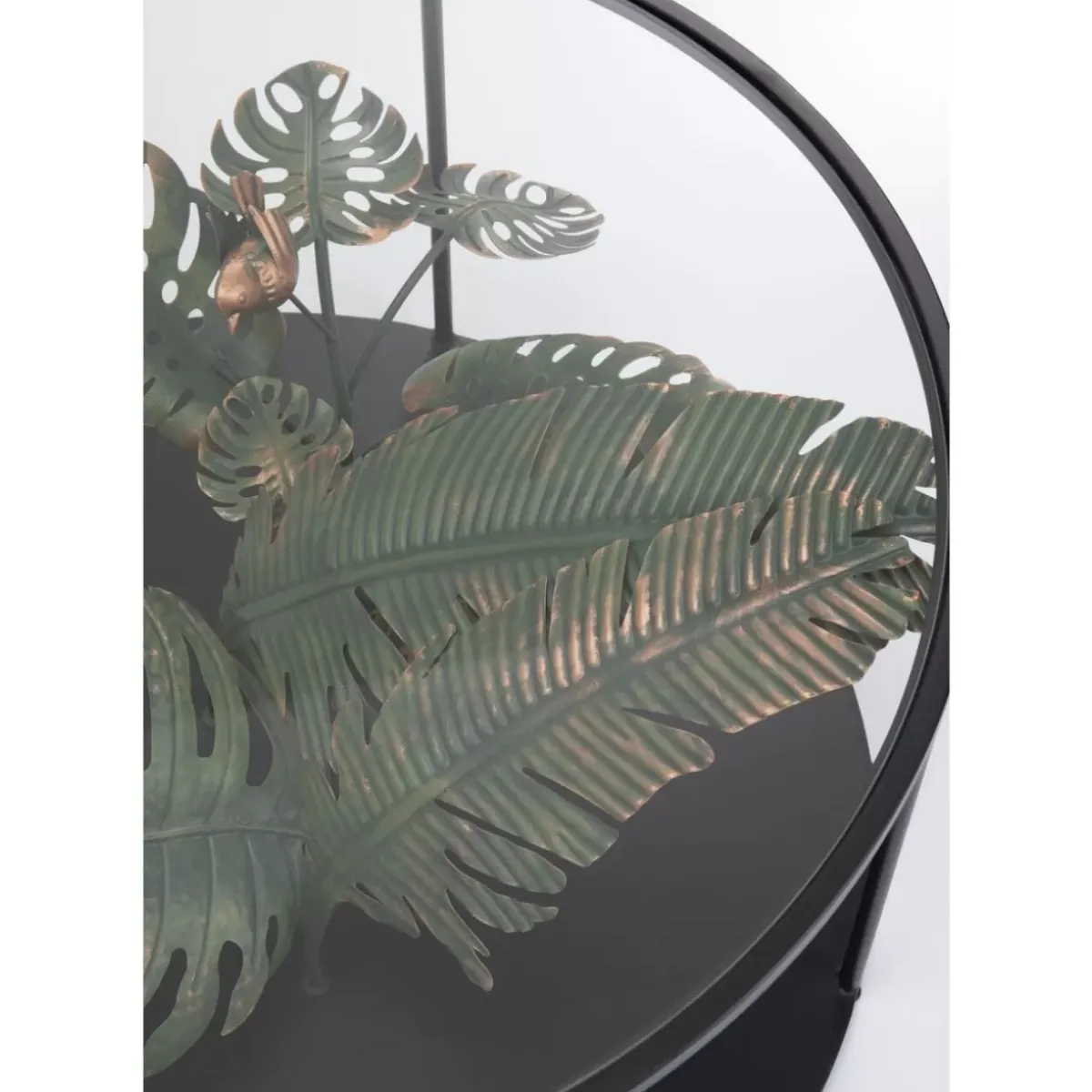 Outlet Couchtisch Palms Schwarz O80Cm Tische
