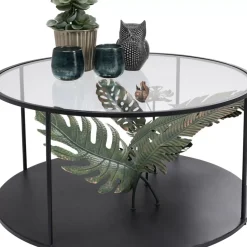 Outlet Couchtisch Palms Schwarz O80Cm Tische