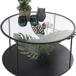Outlet Couchtisch Palms Schwarz O80Cm Tische