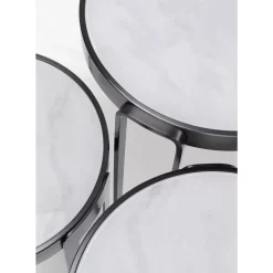 Outlet Couchtisch Perelli Schwarz (3/Set) Tische