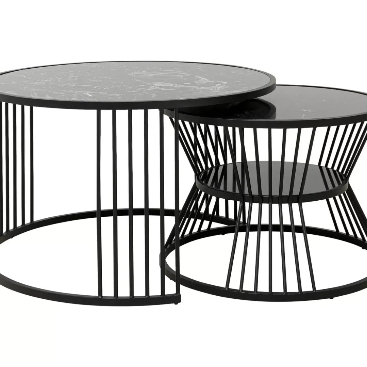 Online Couchtisch Roma Schwarz (2/Set) Tische