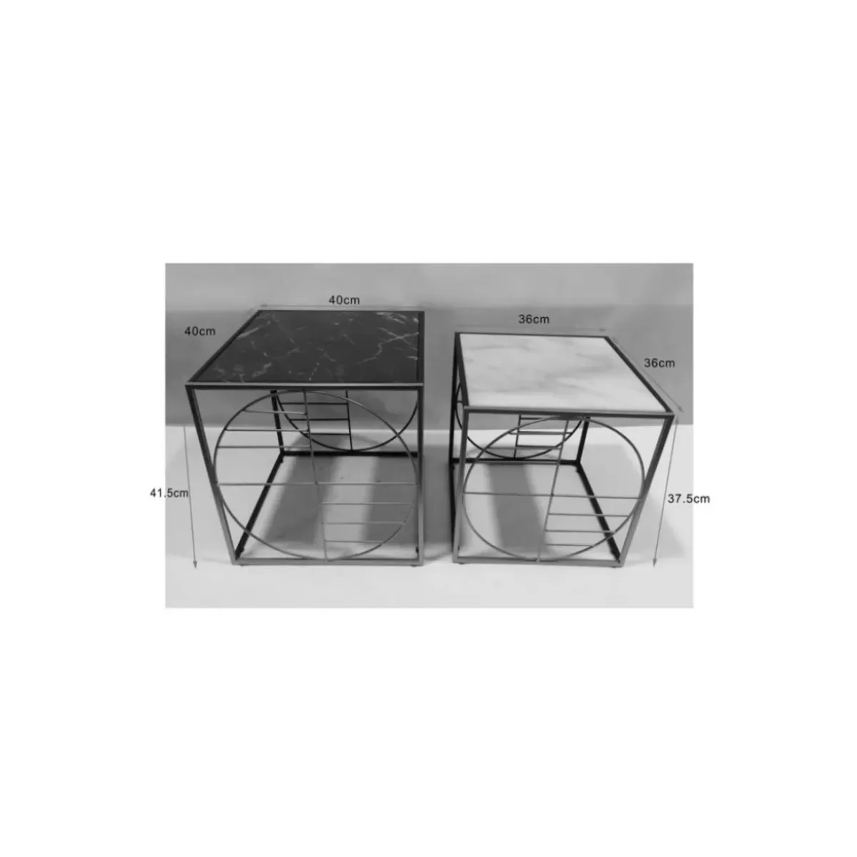 Clearance Couchtisch Techno 1 (2/Set) Tische